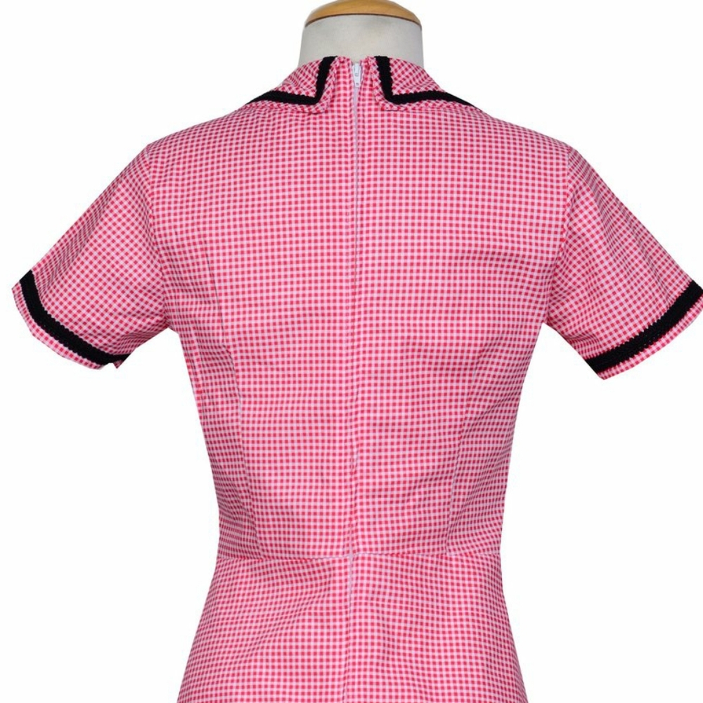 Nashville Boogie Dress in Tiny Red Gingham - Picture 9 of 10